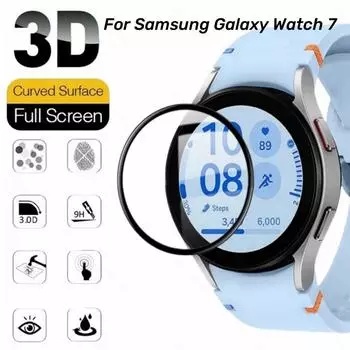 1-3 шт. 3D изогнутая защитная пленка для Samsung Galaxy Watch 7 SmartWatch Защитная пленка для экрана для Samsung Galaxy Watch FE аксессуары