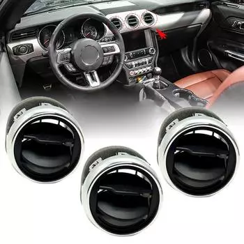 1/3 шт. автомобильные внутренние жалюзи для вентиляции FR3Z-19893-AE, пригодные для Ford Mustang 2015-2022, передние внутренние жалюзи для вентиляции 1pcs