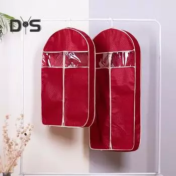 1/3 шт. Чехлы для одежды с прозрачным окошком на молнии, дышащие многоцелевые чехлы для одежды, подвесные чехлы для одежды A хаки