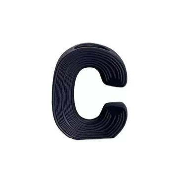 1/3 шт. Черная ваза, цветочная утварь, контейнер для сухоцветов, настольные украшения, ваза с буквами, современная ваза в форме ABC, скандинавская, 3 стиля