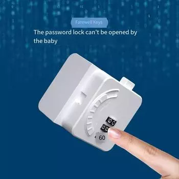 1/3 шт. Детский замок для ящика безопасности с паролем, защита от защемления рук, замки для ящиков шкафа, пластиковая белая пряжка безопасности для защиты детей