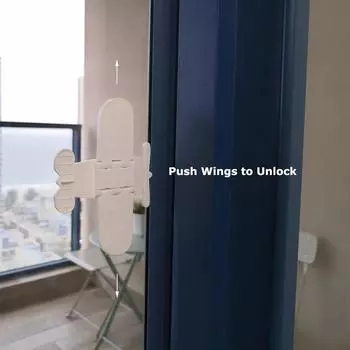 1/3 шт. Детский защитный оконный ограничитель, домашний ограничитель раздвижных дверей, детская защита для предотвращения открывания замков в форме бабочки