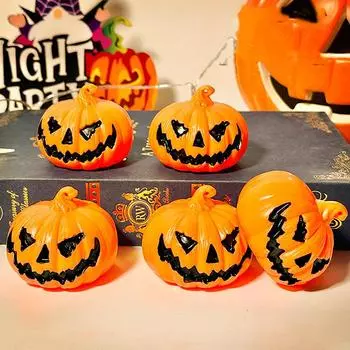 1/3 шт. Хэллоуин тыква светодиодный ночник дом с привидениями ужас реквизит Хэллоуин вечеринка домашний декор принадлежности для детей сувениры 5cm