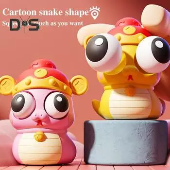 1/3 шт., игрушка-змея с выскакивающими глазами, для снятия стресса, мультяшная сенсорная игрушка-змея для детей и взрослых, игрушка-животное, подарок на Новый год в честь года Змеи