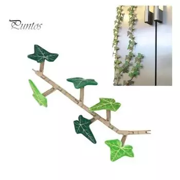 1/3 шт. Магнит на холодильник в виде плюща с шарнирными стеблями, 3D-печатные растения в виде листьев плюща, магнит на холодильник для домашнего офиса, кухни, холодильника, шкафчика, украшения 1pc