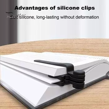 1/3 шт. Магнитная закладка для книг в виде котенка, силиконовые закладки для кошек, сильные магнитные маркеры для страниц, аксессуар для чтения учителя чёрный