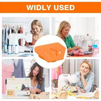 1/3 шт. Магнитный швейный аппарат, аксессуары для швейной машины, новый многоцелевой магнитный калибровочный край, полигональный пластиковый позиционер, препятствующий скручиванию 1PC розовый