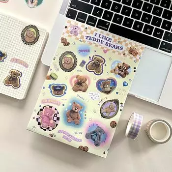 1-3 шт. милый Y2K американский ретро кошка собака мем мультфильм наклейка кавайный блокнот для девочек скрапбукинг чехол для телефона багаж DIY украшение