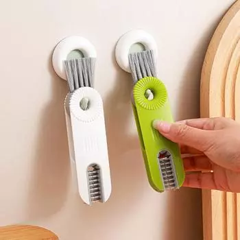 1/3 шт. многофункциональная щетка для чистки 3-в-1 для зазора в крышке бутылки, многофункциональный инструмент для чистки домашней кухни