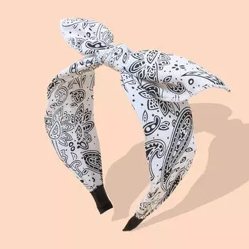 1/3 шт. Модная широкая повязка на голову с принтом, большие банты для волос, повязки на голову в стиле бохо, повязка для волос для женщин, девочек, аксессуары для волос
