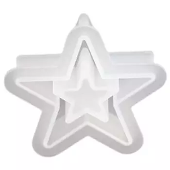 1/3 шт. полые формы для свечей в форме звезды силиконовые гипсовые формы для самостоятельного изготовления рождественских поделок S