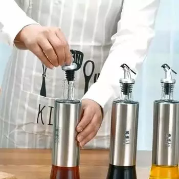 1/3 шт. пробка для бутылки с маслом, пробка, уплотнение, герметичное пищевое резиновое сопло, распылитель, диспенсер для ликера, разливщик вина, кухня 1 Pcs серебряный