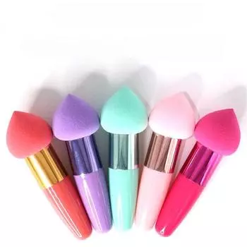 1/3 шт., пудра-консилер, пудра, спонж для макияжа, косметическая пуховка для лица, кисти для макияжа, инструменты с ручкой для женщин