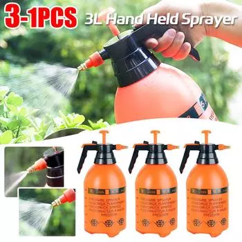 1-3 шт. распылитель высокого давления 3 л садовый полив сельскохозяйственный распылитель ирригационный воздушный компрессионный насос дезинфекция лейка