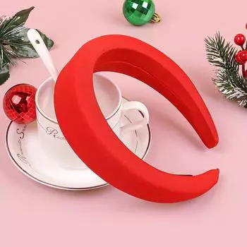 1/3 шт. Рождественские красные зеленые белые повязки на голову Повязка на голову с губкой Повязка на голову Взрослые украшения для волос Аксессуары для женщин девушек