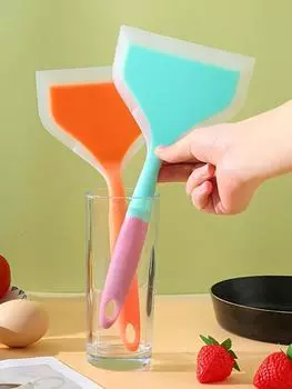 1/3 шт. Силиконовая лопатка, кухонная утварь, говядина, мясо, яйца, кухонный скребок, широкая лопатка для пиццы, инструменты для приготовления пищи, антипригарная лопатка