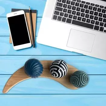 1/3 шт смоляной песочный шар дзен украшение для дома офиса гостиной мини круглый шар игрушка C