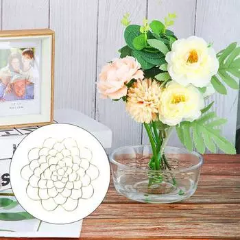 1/3 шт., спиральный держатель для стебля из нержавеющей стали, вставка для вазы, цветочная аранжировка, металлический твистер для букета, фиксация растений, цветочная композиция, сетка, инструмент M золотистый