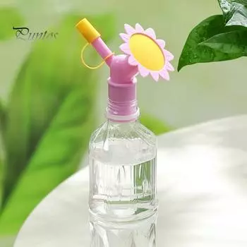 1/3 шт. спринклерная крышка для бутылки с водой, 2 режима, регулируемый дизайн с 32 отверстиями, универсальный носик для полива бутылок, аксессуары для опрыскивателя для растений 1pc розовый