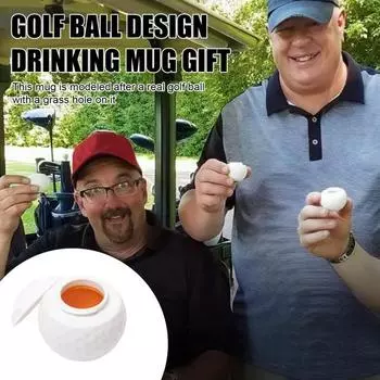 1/3 шт., стакан для гольфа, 1,5 унции, рюмка с герметичной крышкой, оригинальный дизайн кружки для гольфа, подарок для гольфистов на День отца, день рождения 3pcs