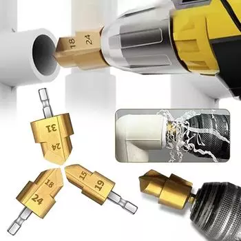 1/3 шт. ступенчатое сверло PPR небольшого размера для соединения водопроводных труб, инструмент для сантехники