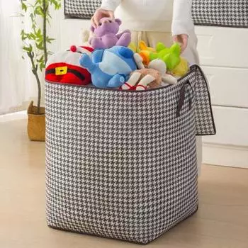 1/3 шт. сумки для хранения на молнии, органайзер для одежды и игрушек с усиленными ручками, грузоподъемность 60 кг, влагостойкие одеяла, сумки для хранения игрушек S