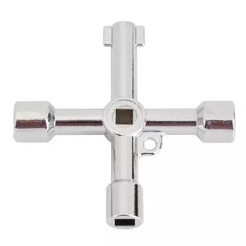 1-3 шт. Универсальный ключ для панели, гаечный ключ для сантехники, крестообразный, треугольный, квадратный, гаечный ключ для шкафа лифта, ключ для клапана шкафа