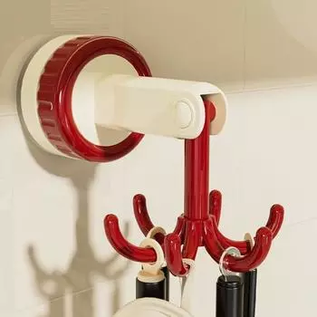 1/3 шт. Вращающийся на 360 градусов складной крючок с присоской, прочный, выдерживающий нагрузку, не требующий сверления зелёный