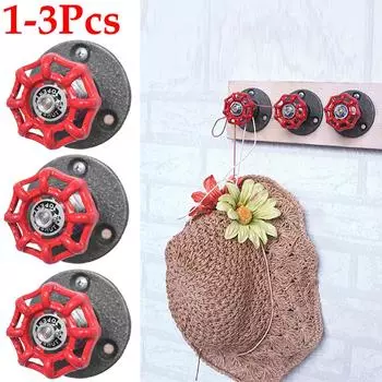 1-3 шт. винтажные крючки для подвешивания гаража на крыльце, креативный железный стиль, промышленный настенный кронштейн для одежды, для халата, полотенца, шрама