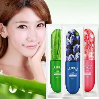 1/3 шт., витамины, увлажняющая маска для лица, против морщин, старения, коллагена для ухода за кожей, эссенция для лица Blueberry 1Pcs