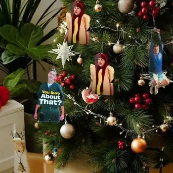 1/3 шт. забавная подвеска для автомобиля, я думаю, вам стоит оставить подвеску для автомобиля, украшение, мерч, 2D, плоский A