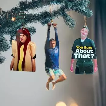 1/3 шт. забавная подвеска для автомобиля, я думаю, вам стоит оставить подвеску для автомобиля, украшение, 2D, плоский подвесной аксессуар для любителей кино A