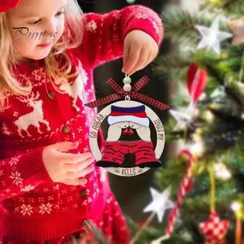 1/3 шт. забавные рождественские украшения деревянные непослушные уродливые рождественские елки подвесные знаки неуместные грязные украшения Санты для праздничного домашнего декора 1pc