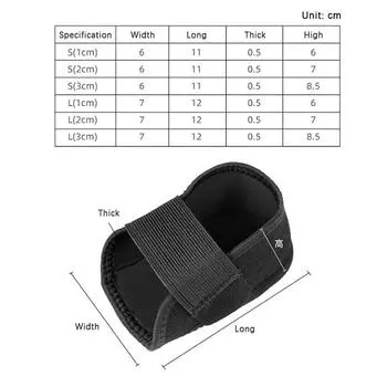 1-3 см невидимые силиконовые носки для увеличения роста гелевая подкладка под пятку ортопедическая поддержка свода пятки подушечки подошвы стелька для ног унисекс