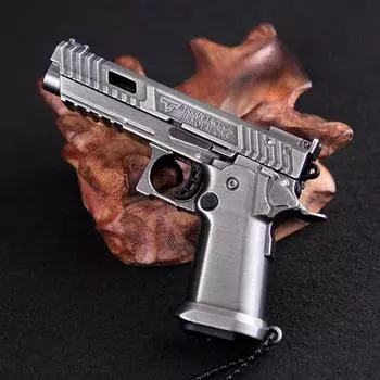 1:3 сплава мини TTI пистолет модель брелок съемный поддельный пистолет коллекция сумка подвески игрушка-непоседа для взрослых игрушка подарок