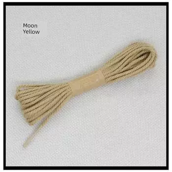 1.3mm Pure Cotton Cotton Thread Tibetan Bracelet Wrist String Necklace DIY Handmade Braided Rope Cultural Artifact Rope Colorful Jewelry Yellow November(3 M)
