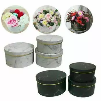 1/3Pcs Florist Hat Boxes Xmas Flower Bouquet Plant Living Vase Gift Box Wedding Florist Packing Box For Valentine s Day Gift
