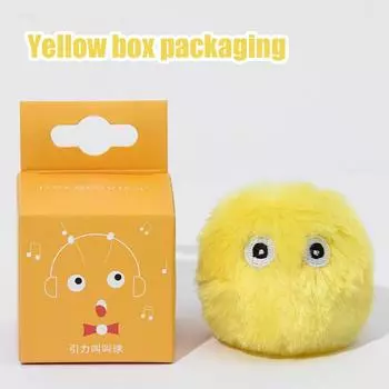 1/3Pcs Interactive Ball Smart Cat Dog Toys Plush Electric Catnip Training Toy Kitten Touch Sounding Pet Product Squeak Toy Ball S синий