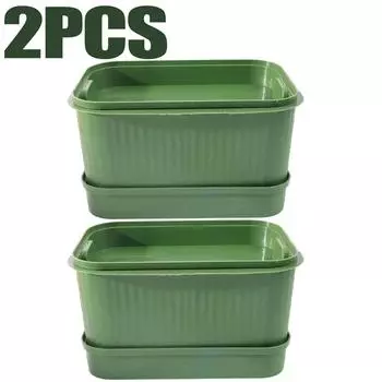 1/3PCS Plastic Grow Nursery Pots Vegetable Soilless Nursery Trays Seed Germination Tray Seedling Sprout Plate Garden Supplies