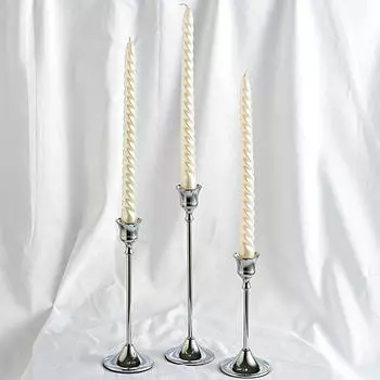 1/3Pcs/Set European Style Metal Candle Holders Candlestick Fashion Wedding Table Candle Stand Exquisite Candlestick Christmas