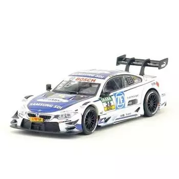 1:43 DTM White M4 #36 Гоночная спортивная модель литого под давлением металлического автомобиля BN