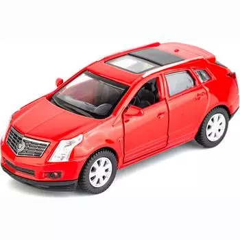 1:43 масштаба Cadillac SRX, литая под давлением модель автомобиля из сплава, игрушечный автомобиль с функцией отката, коллекция подарков для детей и взрослых 1/43-11.2x5x4cm красный