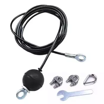 1.4/1.8/2/2.5M Тренажер Сменный Кабель Регулируемый Блок Кабель Тренировка 1.4m-Fixation Style