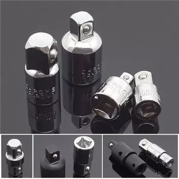 1/4 3/8 1/2 ключ с трещоткой, головка конвертера, втулка, адаптер, приводная головка, конвертер, гаечный ключ, конвертер, инструменты для ремонта автомобиля