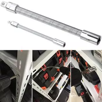 1/4 3/8 1/2 Полезная удлинительная головка Сильный крутящий момент Простота установки Износостойкий универсальный гибкий вал Мастерская 1/4inch