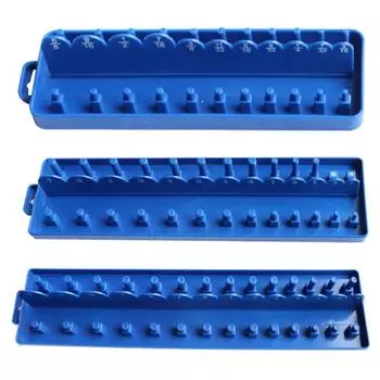 1/4 3/8 1/2 Socket Tray Rail Rack Holder Storage Organizer Shelf Stand