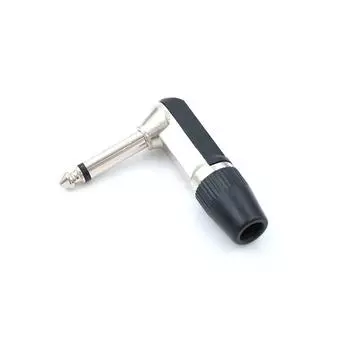 1/4 6.35 мм 2-полюсный моно штекерный разъем прямоугольный гитарный штекер адаптер разъем