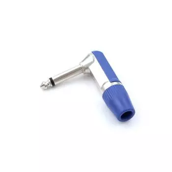 1/4 6.35 мм 2-полюсный моно штекерный разъем прямоугольный гитарный штекер адаптер разъем красный