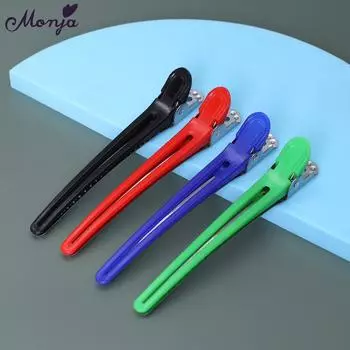 1/4/6/8 шт., зажимы для прически, Парикмахерская, плоские заколки с утиным ртом, заколки для волос с одним зубцом, аксессуары для стрижки волос, парикмахерские инструменты