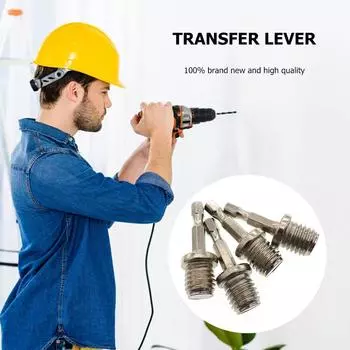 # 1/4 6 мм шестигранный соединительный стержень адаптер металлический патрон для дрели соединительный стержень (M14)